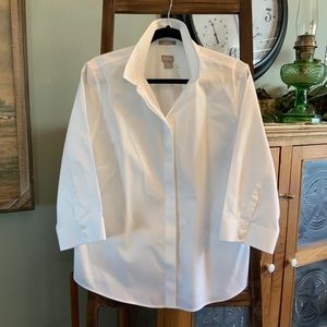Chico’s 3/4 sleeve no iron blouse